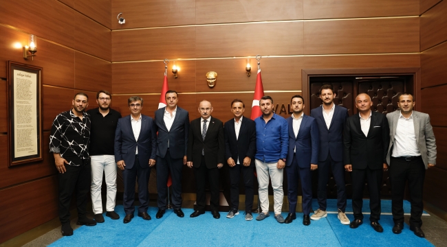 Sakarya Spor Yönetimi Vali Karadenizi Ziyaret Etti