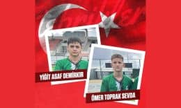 Sakaryalı Yiğit Asaf Demirkır ve Ömer Toprak Sevda U14 Milli Takım Yolcusu
