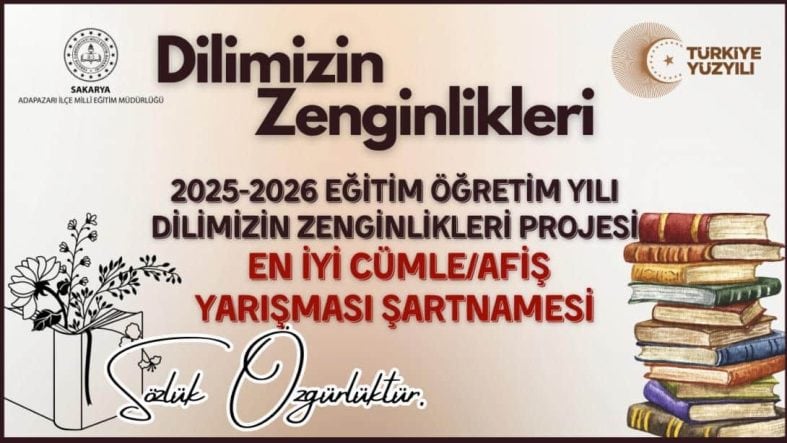 Dilimizin Zenginlikleri Projesi En İyi Cümle ve Afiş Yarışmasının Detaylı Şartnamesi Yayınlandı
