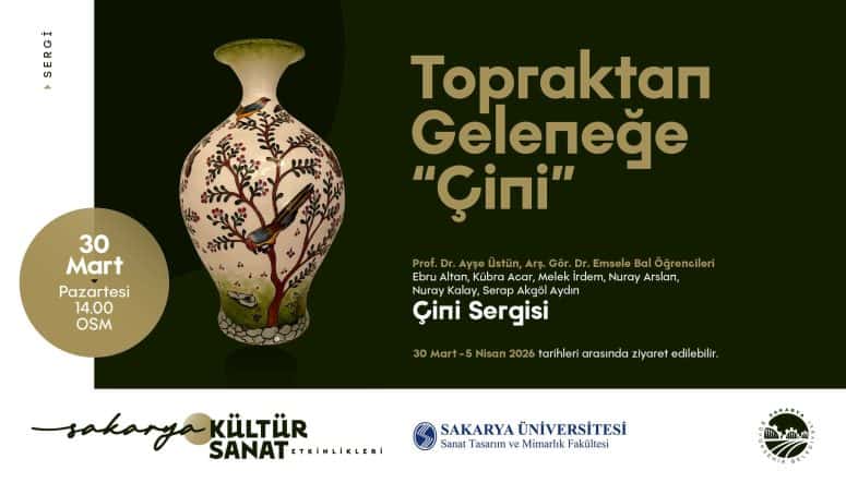 Sakarya'da Çini Sanatının Genç İmzası OSM Sergisinde Sanatseverlerle Buluşacak