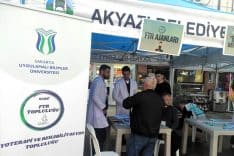 Akyazı’da Sağlık Sokağı Etkinliğinde Öğrencilerden Topluma Sağlık Taraması ve Bilgilendirme