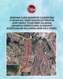 Serdivan Beşköprü Caddesi’nde 21 Nisan’da Planlanan Asfalt Çalışması Sürücüleri Bekliyor