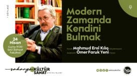 Sakarya’da Anlam Arayışı ve Zihinsel Dönüşüm Söyleşisi 24 Nisan’da