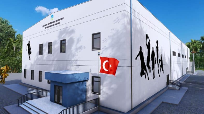 Kaynarca’da Yeni Spor Salonu Projesinde Tesisin İç Donanımına Geçiliyor