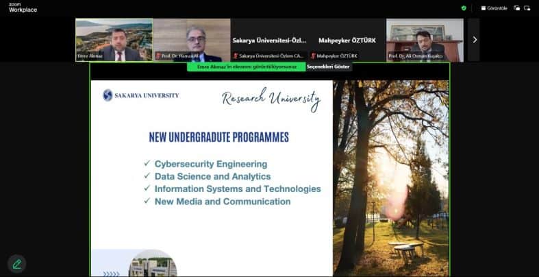 Sakarya Üniversitesi ve Uluslararası Saraybosna Üniversitesi Arasında Ortak Akademik Projeler Masaya Yatırıldı